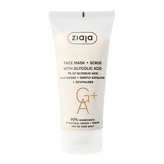 Ziaja Peelingová maska s kyselinou glykolovou (maschera viso + Scrub) 55 ml