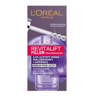 L´Oréal Paris Revitalift Filler Hyaluronic Acid + Caffeine siero contorno occhi 20 ml