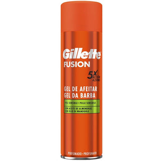 Gillette Żel do golenia Fusion dla skóry wrażliwej 200ml — Żel do golenia