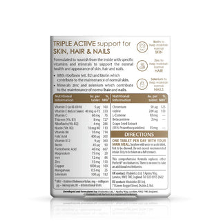 Vitabiotics Perfectil Original Biotin Zinc & Selenium 30 capsule — Integratori