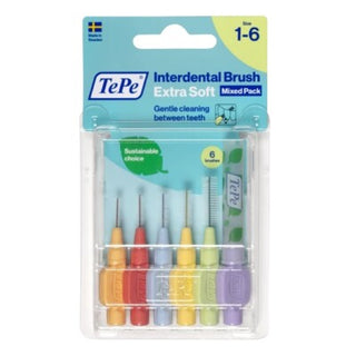 TePe scovolino interdentale Extra Soft 6 pezzi Mixed Pack