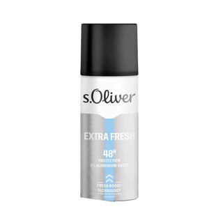 S. Oliver Deodorante Spray Extra Fresh Idratante 48H per Uomo 150 ml