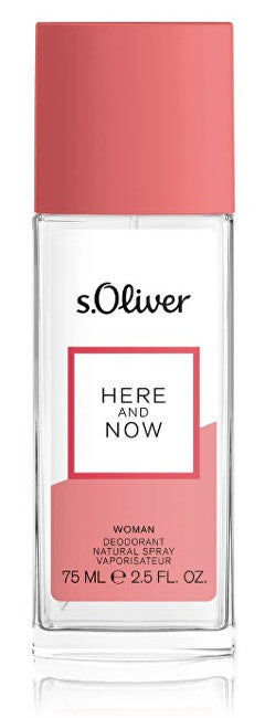 S.oliver Here & Now da donna - deodorant s rozprašovačem - Volume: 75 ml