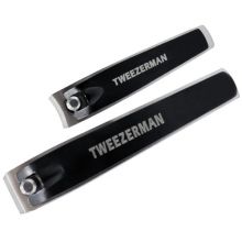 Tweezerman Set di tagliaunghie in acciaio inossidabile - Set 2 su unghie e dita dei piedi