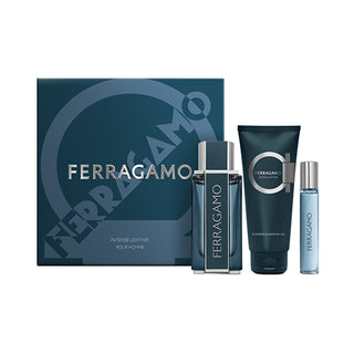 Salvatore ferragamo Ferragamo Intense Leather - EDP 100 ml + gel doccia 100 ml + EDP 15 ml