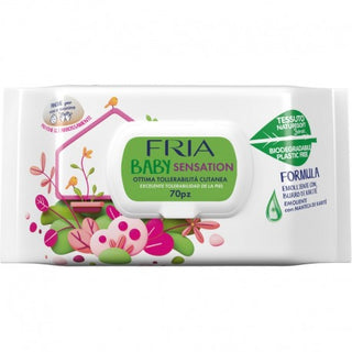 Fria 'Toalhitas Baby Sensation Emoliente Com Manteiga de Karité'' 70 Unid.' 