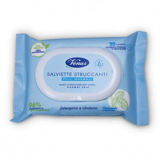 Venus Salviette Struccanti Pelli Normali 20Pz