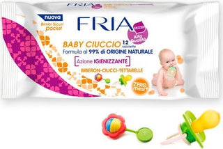 Fria Toalhitas Baby Chupeta 12 Unid. 