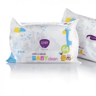 Clendy Salviettine Baby Clean Miele 64 Pz.