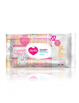 Dealo Salviettine Imbevute Burro Di Karite 72 Pezzi