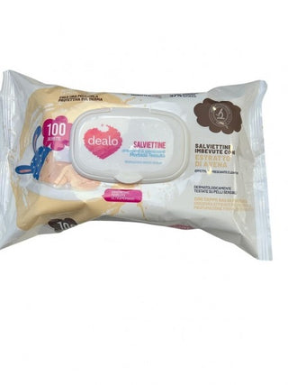 Dealo Salviettine Imbevute Con Estratto Di Avena 100Pz
