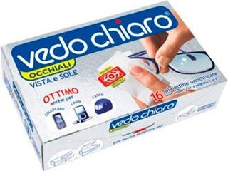 Fresh&Clean Vedo Chiaro Single-Use Lens Wipes 1 Pack of 16 Wipes 
