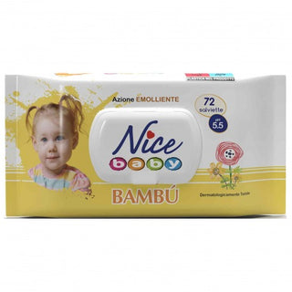 Nice Toalhitas Pop-Up Bambu 72 Unid. 