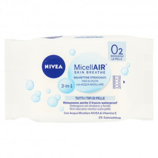 Nivea Salviettine Struccanti Con Acqua Micellare 25 Pz