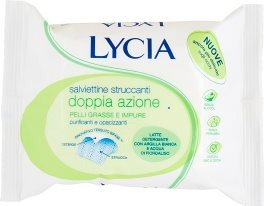 Lycia Salviettine Struccanti Doppia Azione Pelli Grasse E Impure 20 Pz