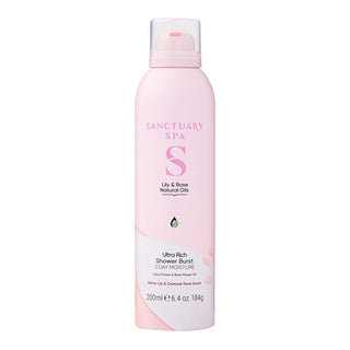 Sanctuary spa schiuma doccia Lily e Rose Shower Burst 200 ml