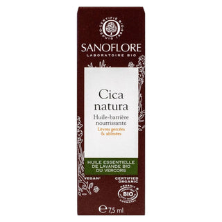 Sanoflore Cica Natura , olio labbra, 7.5 ml