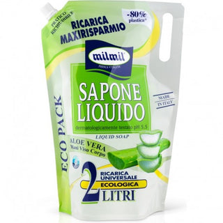 Mil Mil Sapone Liquido Busta Ricarica Aloe 2 Lt