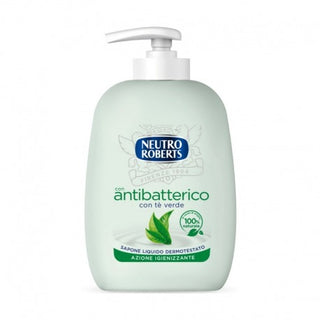 Neutro Roberts Sapone Liquido Con Antibatterico Te'' Verde Azione Igienizzante Dispenser200 Ml'
