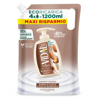 Vidal Sapone Liquido Ecoricarica 1200 Ml Karite