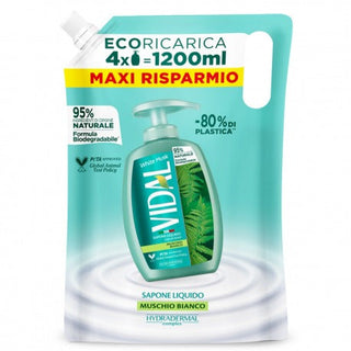 Vidal Sapone Liquido Ecoricarica 1200 Ml White Musk