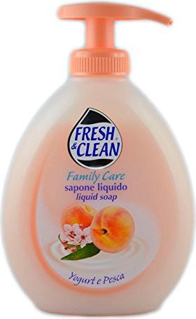Fresh&Clean Sapone Liquido Yogurt E Pesca 300 Ml
