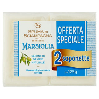 Spuma Di Sciampagna Sapone Marsiglia 125 G 2Pz