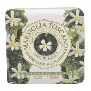 Saponeria Nesti Sapone Marsiglia Toscano - Muschio Bianco 200 Gr