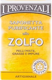 I Provenzali Saponetta Purificante Allo Zolfo Pelli Miste, Grasse E Impure 100 G