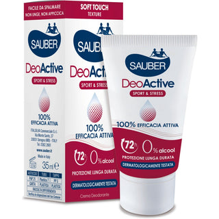 Sauber Deo Crema Deoactive 35 ml — Deodorante crema
