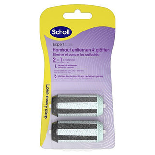 Scholl Testina Di Ricambio Per La Lima Elettrica Velvet Smooth Expert Care 2In1 File & Smooth 2 Pezzi