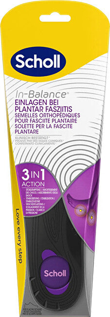 Scholl Solette Ortopediche In-Balance Plantar Fasciitis (Soletta) 1 Paio - Variante: Grande