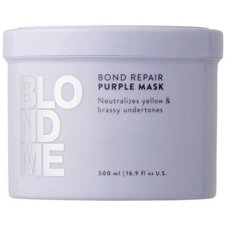 Maschera viola Schwarzkopf BlondMe Bond Repair 500ml