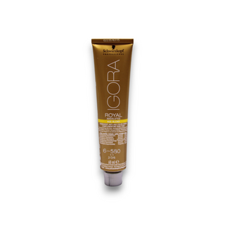 Schwarzkopf Profesjonell Igora Royal permanent hårfarge 6-580 Gyllenrød kastanje 60 ml