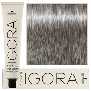 Schwarzkopf Professional Igora Silver Whites Tinta per capelli tonalizzante 60 ml Grigio ardesia | Grigio blu