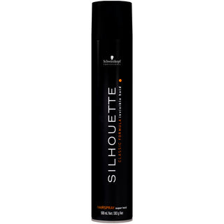 Schwarzkopf SILHOUETTE Lacca per capelli nera molto forte 500 ml