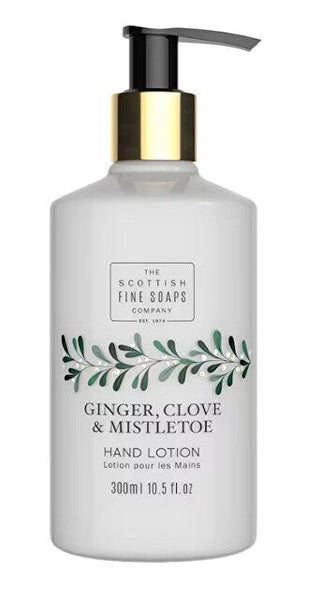 Scottish fine soaps Hand Lotion Ginger, Cloves and Mistletoe 300 ml
