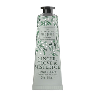 Scottish fine soaps Ginger Clove Mistletoe crema mani 30 ml — Crema mani
