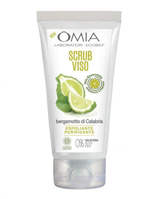 Omia Scrub Viso Con Olio Essenziale Di Bergamotto Di Calabria 75 Ml