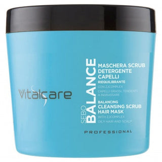 Vitalcare Sebo Balance - Maschera Scrub Per Capelli Grassi 400 Ml