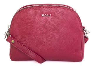 Segali Borsa A Tracolla In Pelle Da Donna magenta viva