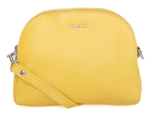 Segali borsa a tracolla in pelle da donna 12 yellow