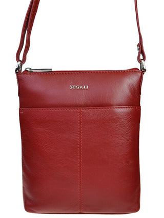 Segali Borsa A Tracolla In Pelle Da Donna rosso