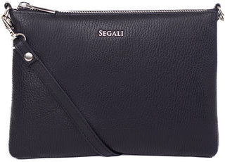 Segali borsa a tracolla in pelle da donna A6C black