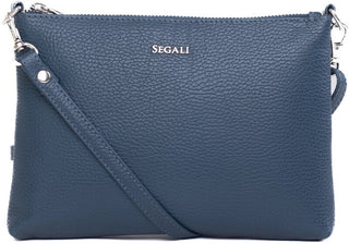 Segali Borsa A Tracolla In Pelle Da Donna blue navy