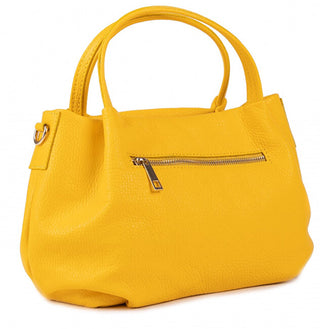Segali Borsa A Mano In Pelle Da Donna giallo