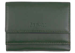 Segali Damenledergeldbörse Farbe verde 