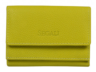 Segali Portafoglio In Pelle Da Donna neon lime
