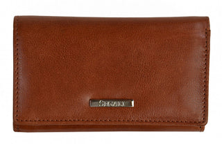 Segali portafoglio in pelle da donna 3305 CD cognac