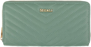 Segali portafoglio in pelle da donna 50509 lt.green